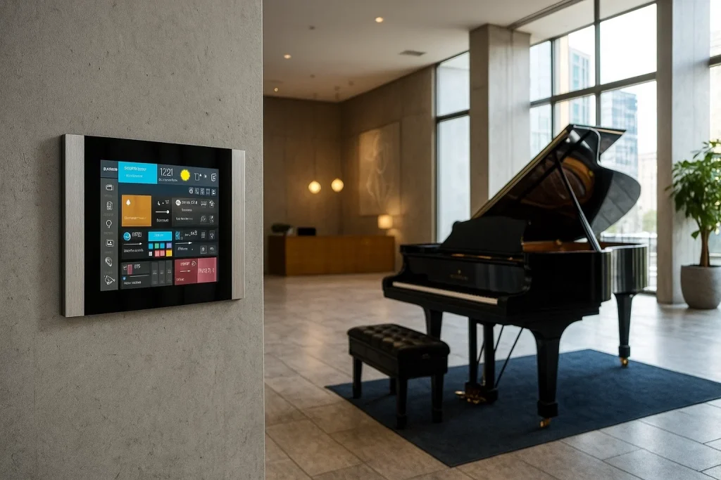 تاچ پنل آستروم؛ قلب تپنده سیستم‌های هوشمند KNX در خانه‌های مدرن